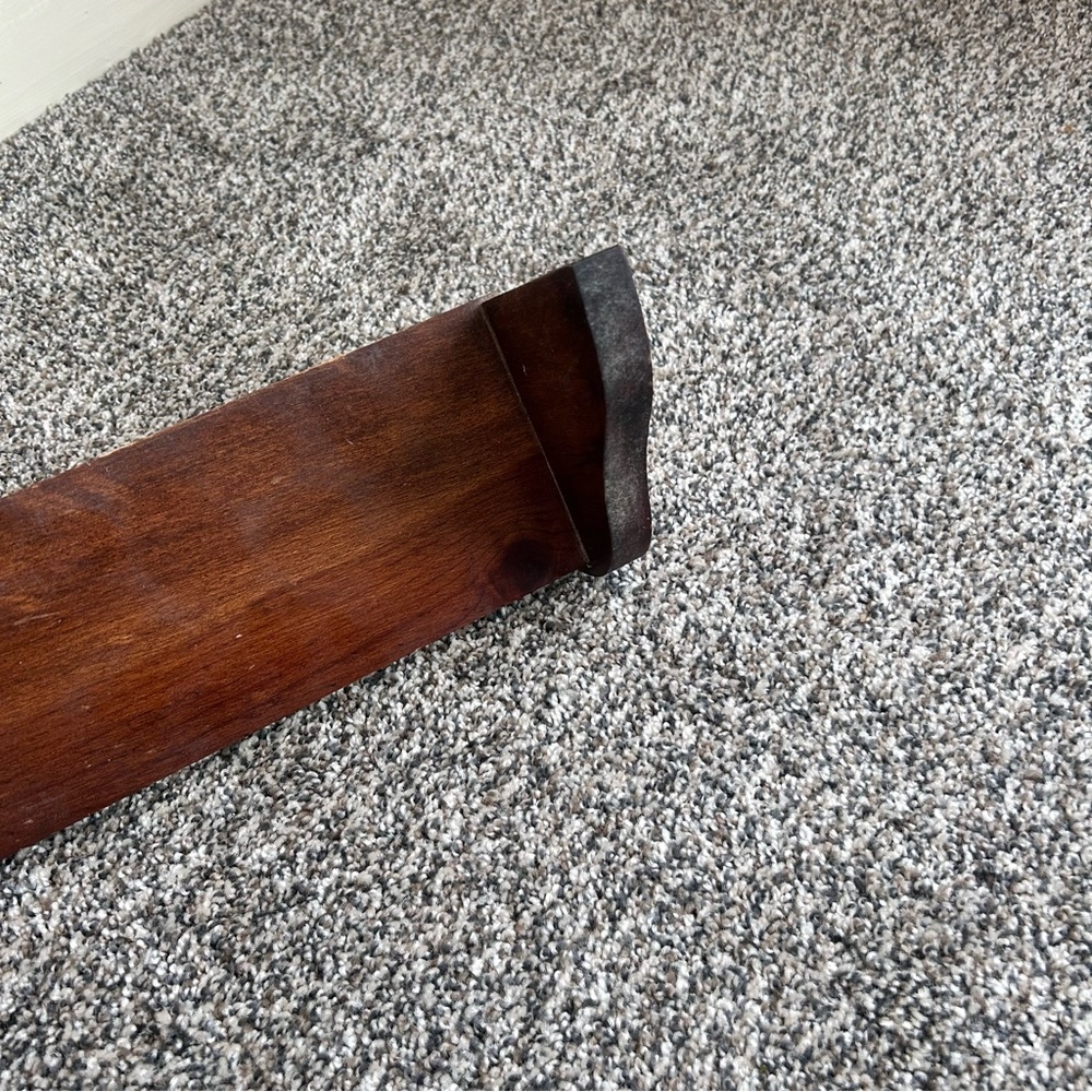 Wood Country Chic Towel Holder Shelf - Bathroom or Kitchen Shelf - Picture 8 of 9